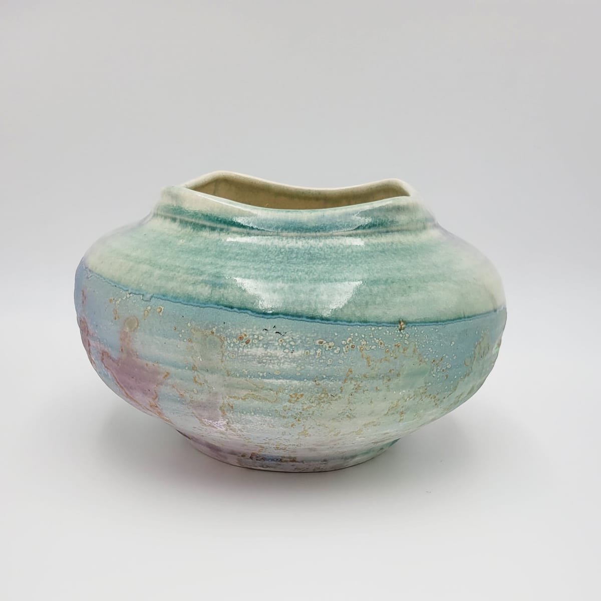 Evans Vase Superb Tony Evans Abstract Modernist Raku Ceramic Vase