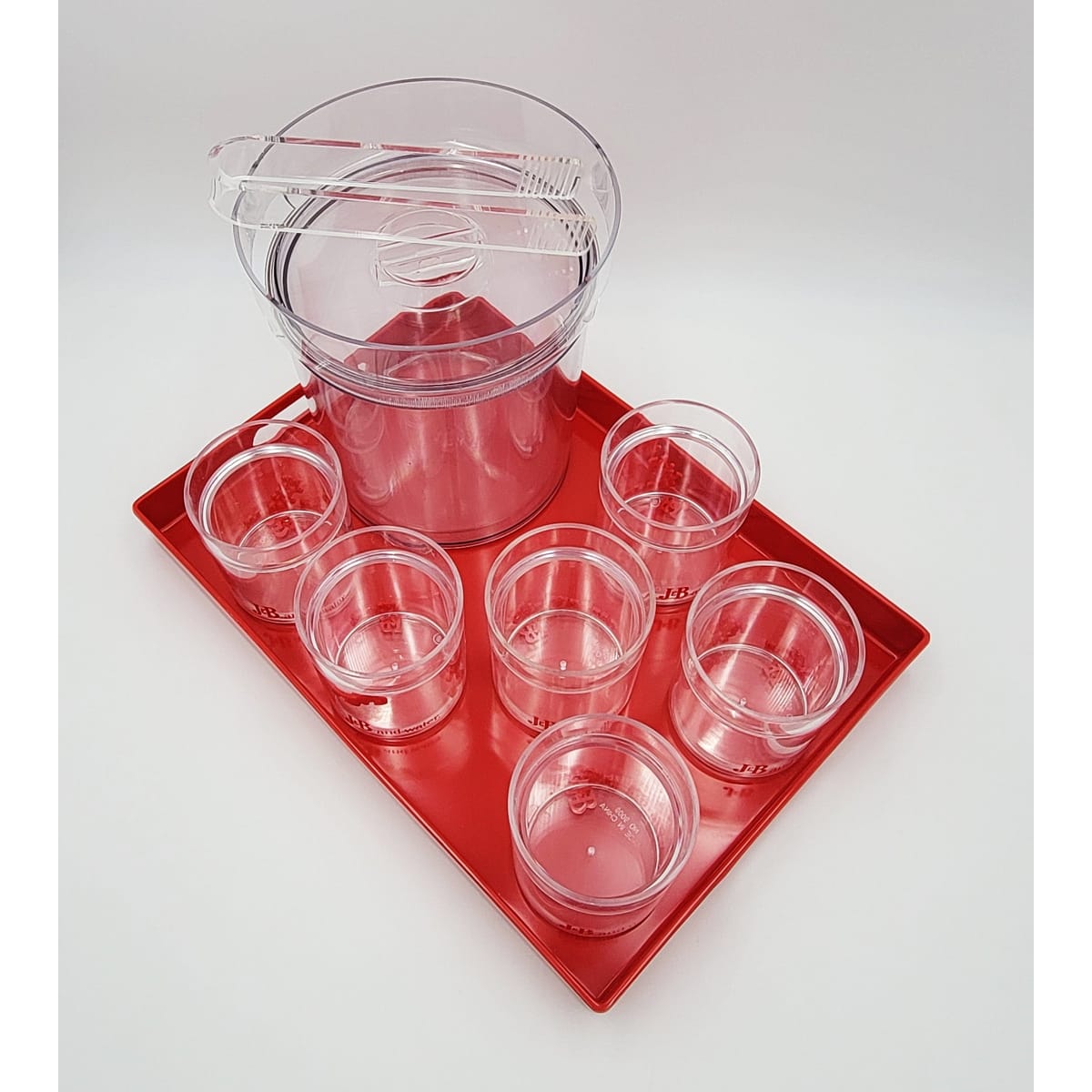 J & B Scotch Whisky Barware Set J & B Lucite Tumbler Barware Set