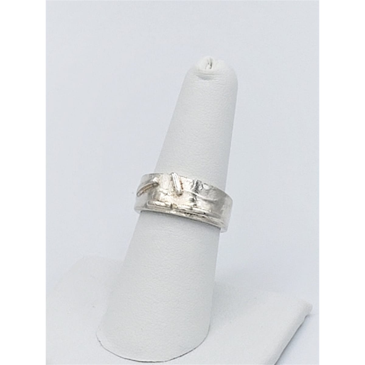 Lapponia Jewelry Vntg Bjorn Weckstrom Lapponia Finland 925S Modernist Abstract Unisex Ring