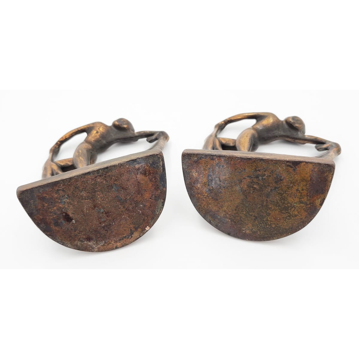 MCM Cast Iron Bookends Bookends 1920&