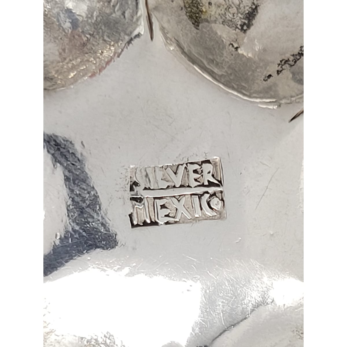 Mexico Silver Jewelry Designer Mexico Sterling 3D Blooming Flowers Necklace Early 20th Century