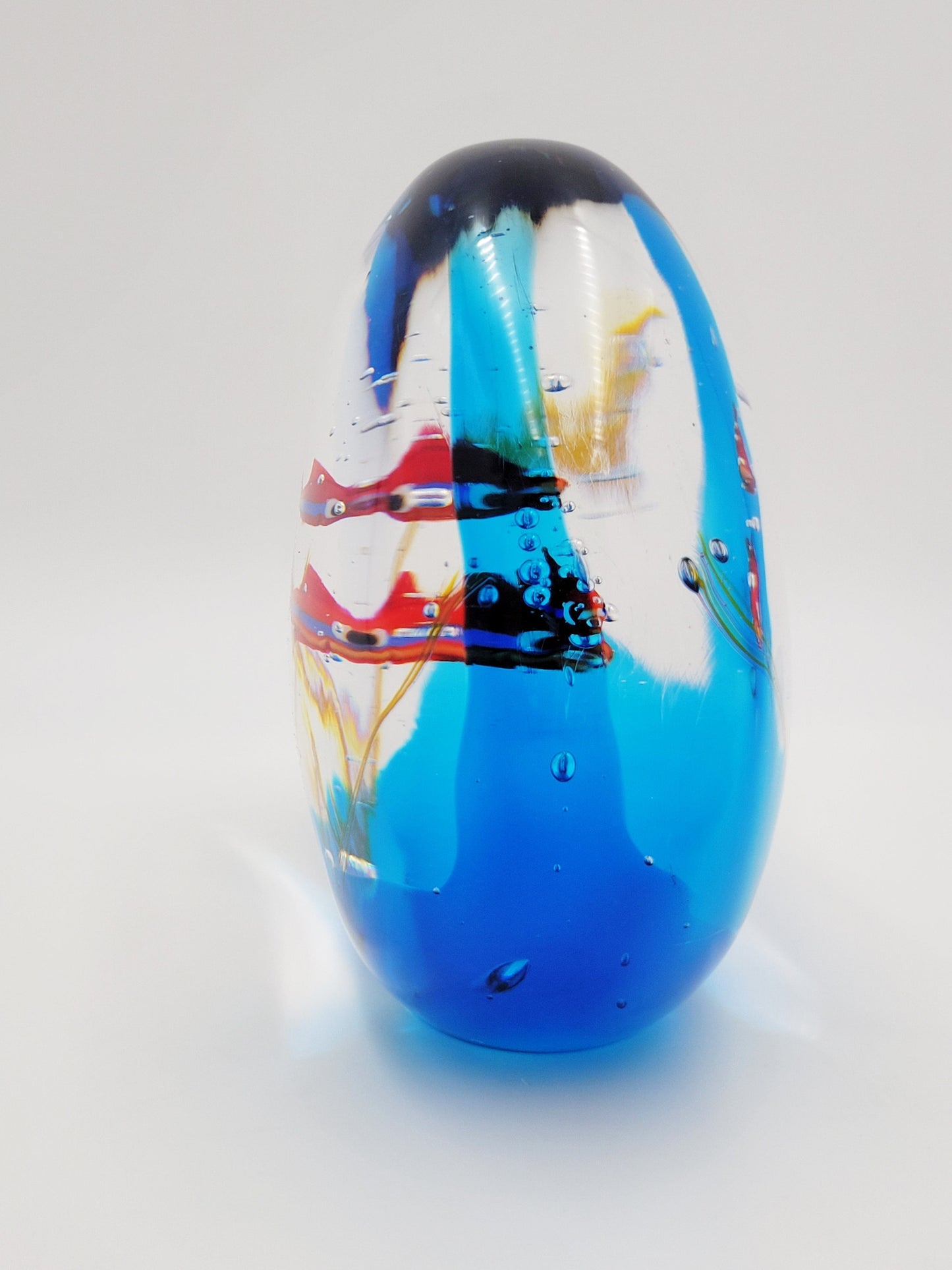Murano Italy Sculpture Vintage Murano Glass Fish Aquarium Art Sculpture