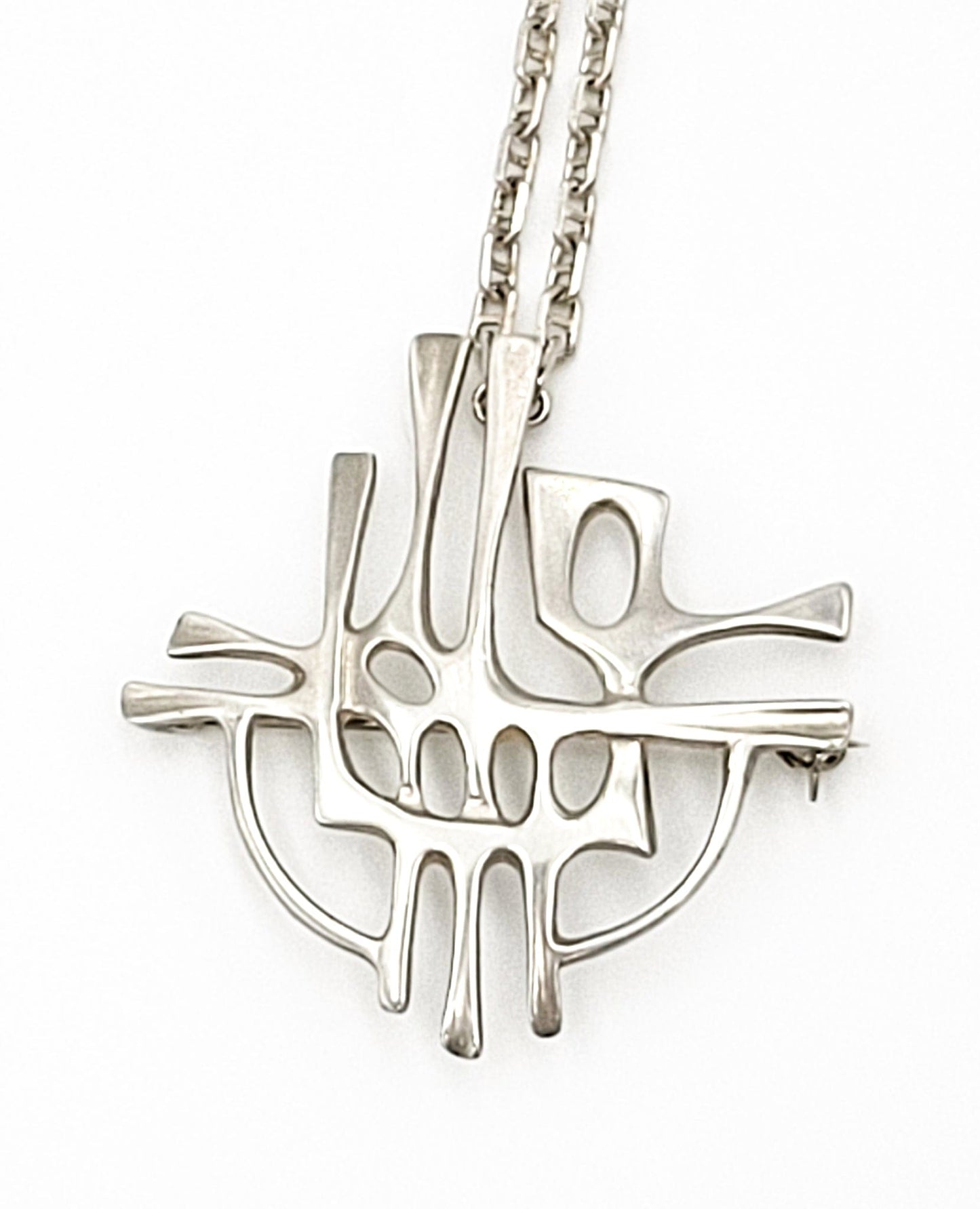 Ostern Jewelry Norway Bjørn Østern Per Killingmo Sterling Corpus Kinetic Pendant RARE 73-74