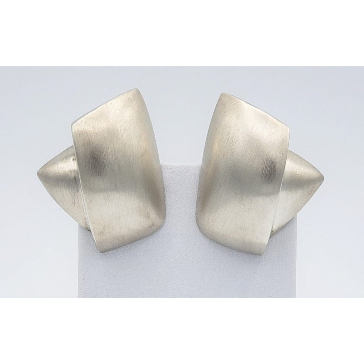 Patricia Von Musulin Jewelry Vintage Estate Patricia Von Musulin 925 Sterling Modernist Sculptural Earrings