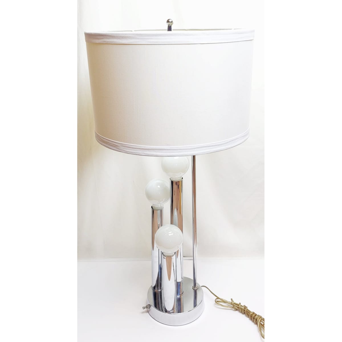 Robert Sonneman Lighting MCM Robert Sonneman Modernist 4 Pillar Tall Architectural Table Lamp 1960/70s