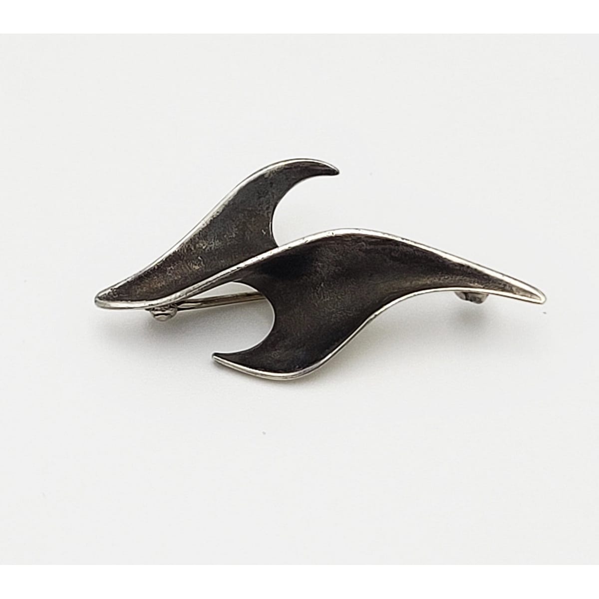 Ronald Hayes Pearson Jewelry USA Designer Ronald Hayes Pearson Abstract Modernist Sterling Brooch 1960s