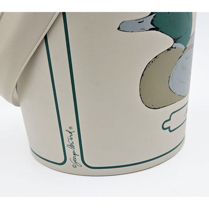 Georges Briard Serveware Rare Georges Briard Mallard Duck Tray &amp; Ice Bucket Barware Set 1950s