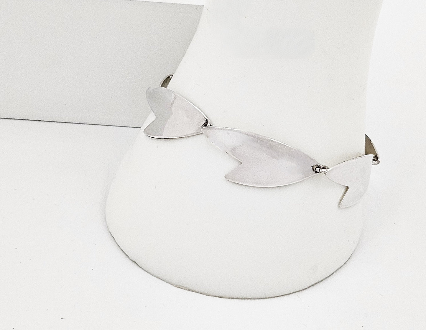 Arne Johansen Denmark Abstract Modernist Sterling Bracelet Brooch Set 1960s