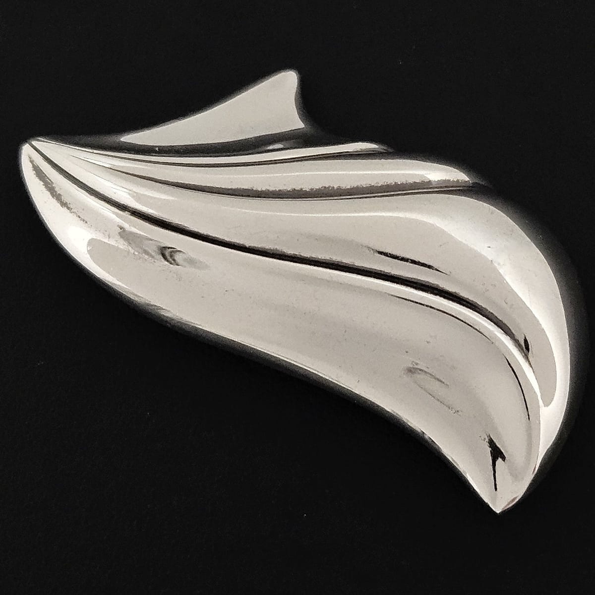 Fabulous Designer Kabana Sterling Silver Large Modernist Brooch 1980/90s - image 3 of 10