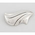 Fabulous Designer Kabana Sterling Silver Large Modernist Brooch 1980/90s - image 1 of 10
