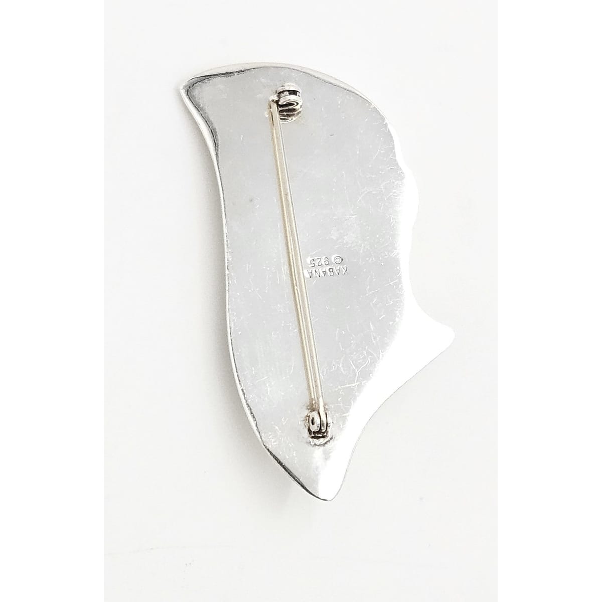 Fabulous Designer Kabana Sterling Silver Large Modernist Brooch 1980/90s - image 5 of 10