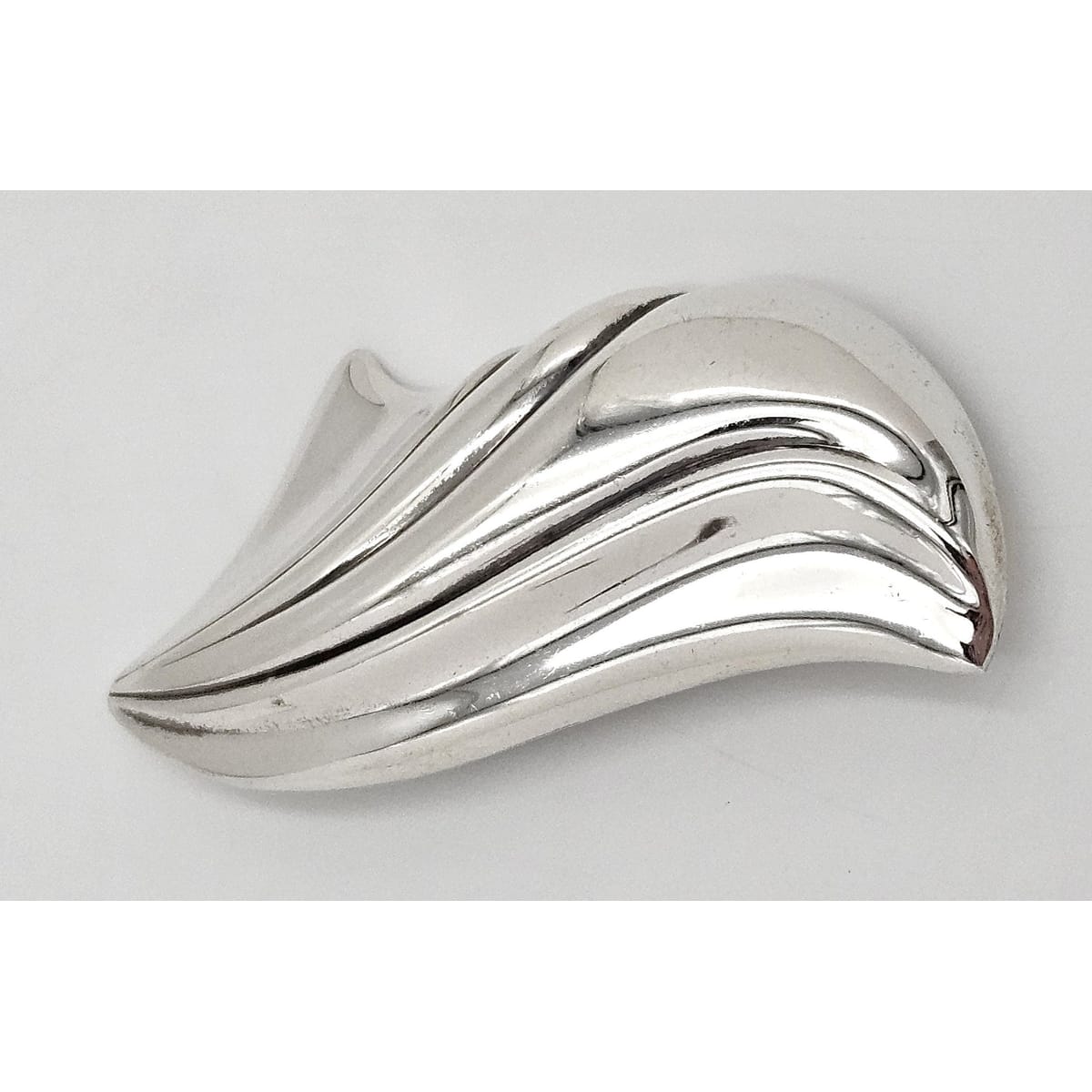 Fabulous Designer Kabana Sterling Silver Large Modernist Brooch 1980/90s - image 8 of 10