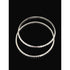 Norway+ Designs Erling Christoffersen Rare Set/2 Sterling Ridged Bangles 1960s, silver, black, sterling silver - image 1 of 6