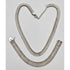 Binder Denmark sterling silver modernist Links Necklace Bracelet Set 1940-50s, view 1 of 10