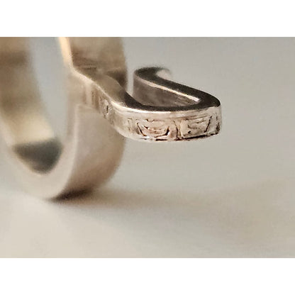 Rare Paula Häiväoja Kalevala Koru Oy Sterling Mod Geometric Bracelet C. 1971, silver, sterling silver - image 10 of 10