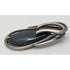 US Jewish Designer Maxwell Chayat modernist sterling silver Onyx Brooch Circa 1950s, view 1 of 10