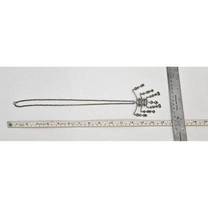 David Andersen Norway Sterling Silver Uni Viking Pendant Necklace Circa 1960&