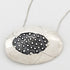 Eivind Hillestad Smykker Norway sterling silver abstract Poppy Pendant Necklace, view 1 of 7