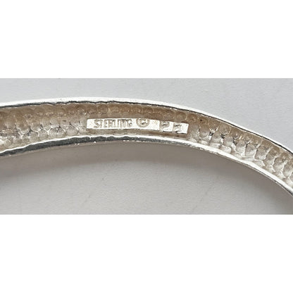 Vintage Studio Artisan sterling silver large Retro Atomic modernist Brooch Pin, view 6 of 7