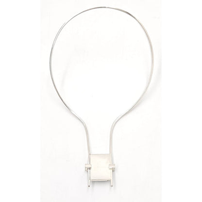 Pekka Piekainen for Auran Kultaseppa Finland sterling silver and enamel Necklace 1973, view 7 of 10