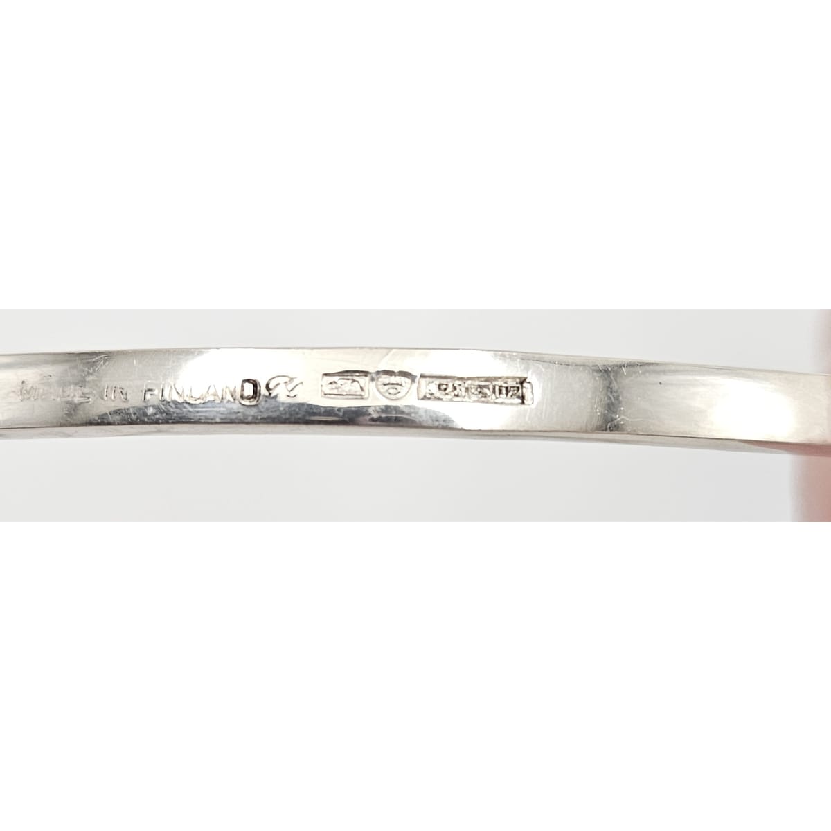 Pekka Piekainen for Auran Kultaseppa Finland sterling silver and enamel Necklace 1973, view 9 of 10