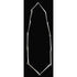 Rare Danish Designer Søren Borup Sterling Modernist XL Bar Link Necklace 1960s