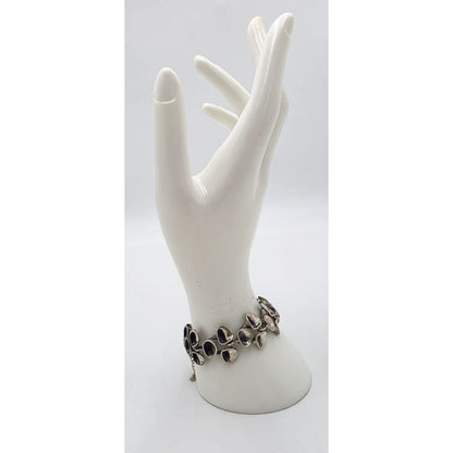 Rare Valon Kulta Hopea Valo-Koru Finland Sterling Reindeer Moss Bracelet 1972, alternate product view 2
