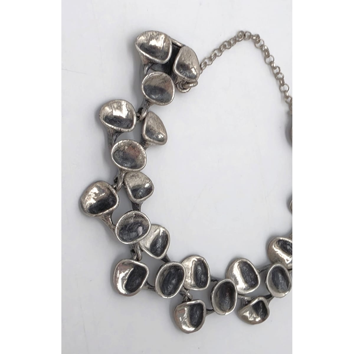 Rare Valon Kulta Hopea Valo-Koru Finland Sterling Reindeer Moss Bracelet 1972, alternate product view 5