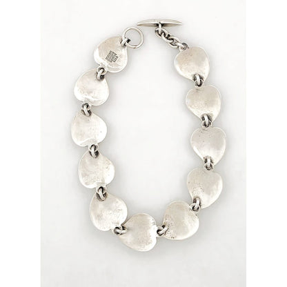 Niels Erik From of Denmark Sterling Flora Fauna Link Bracelet Circa 1940s/1950s, alternate product view 8