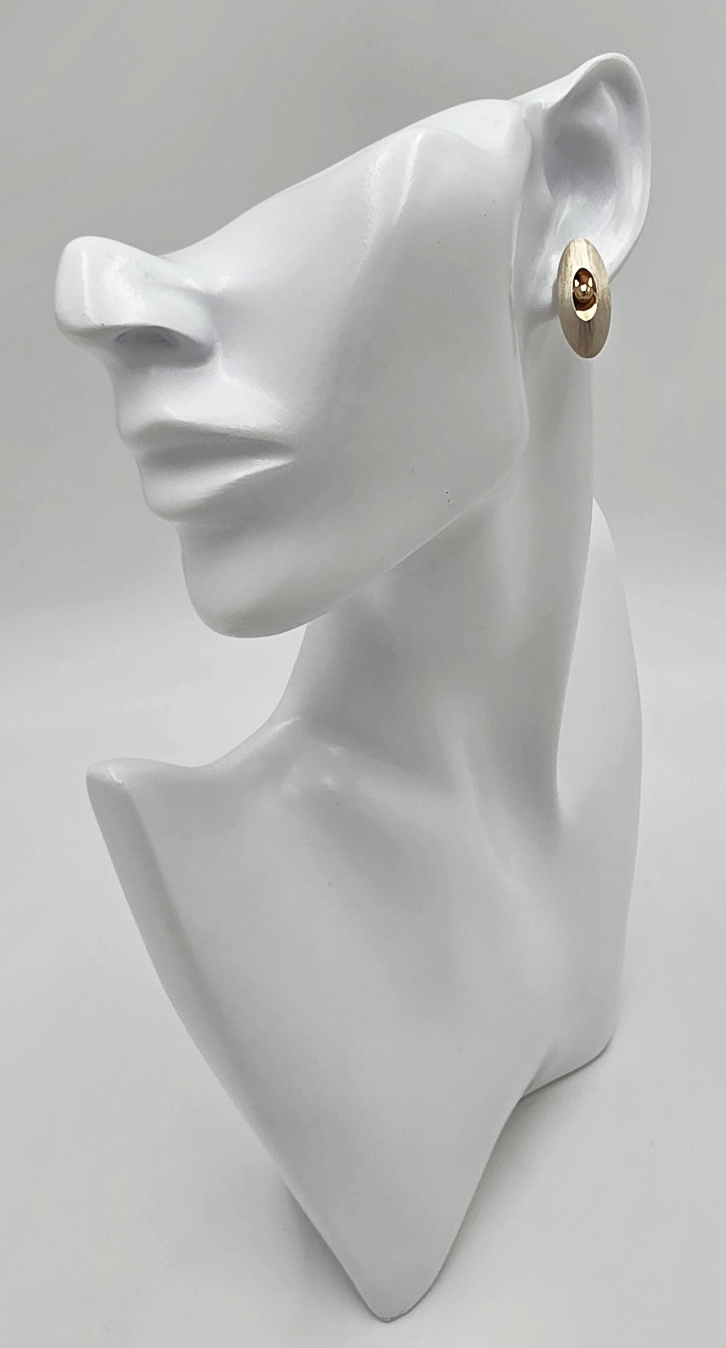Retired Ed Levin Modernist Sterling 14K Earrings & Necklace Set C 1980/1990s