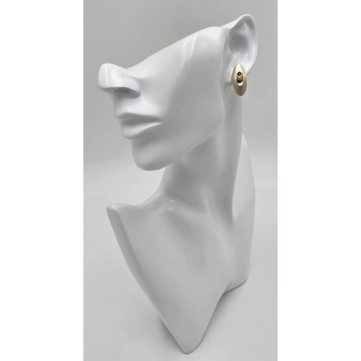 Retired Ed Levin Modernist Sterling 14K Earrings &amp; Necklace Set C 1980/1990s, alternate product view 4