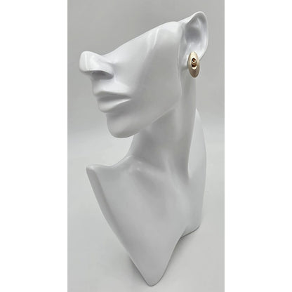 Retired Ed Levin Modernist Sterling 14K Earrings &amp; Necklace Set C 1980/1990s, alternate product view 4