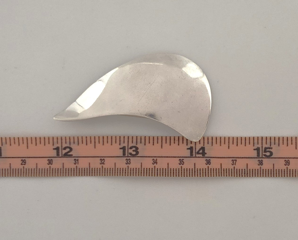 Danish Designer Arne Johansen Retro Modernist Sterling Silver Brooch 1950s