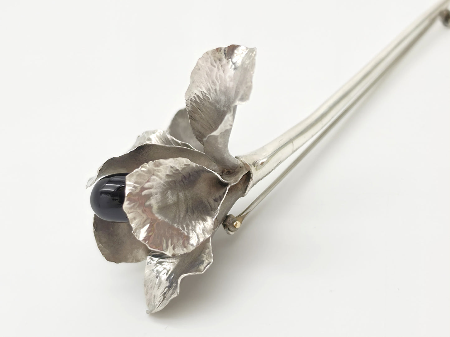 Fabelaktig Georg Jensen Sterling Emalje Koppel Biomorfisk #306 Brosje 1940-tallet
