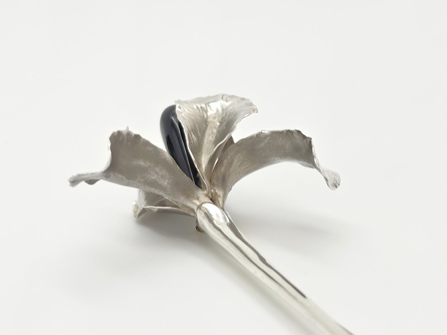 Fabelaktig Georg Jensen Sterling Emalje Koppel Biomorfisk #306 Brosje 1940-tallet
