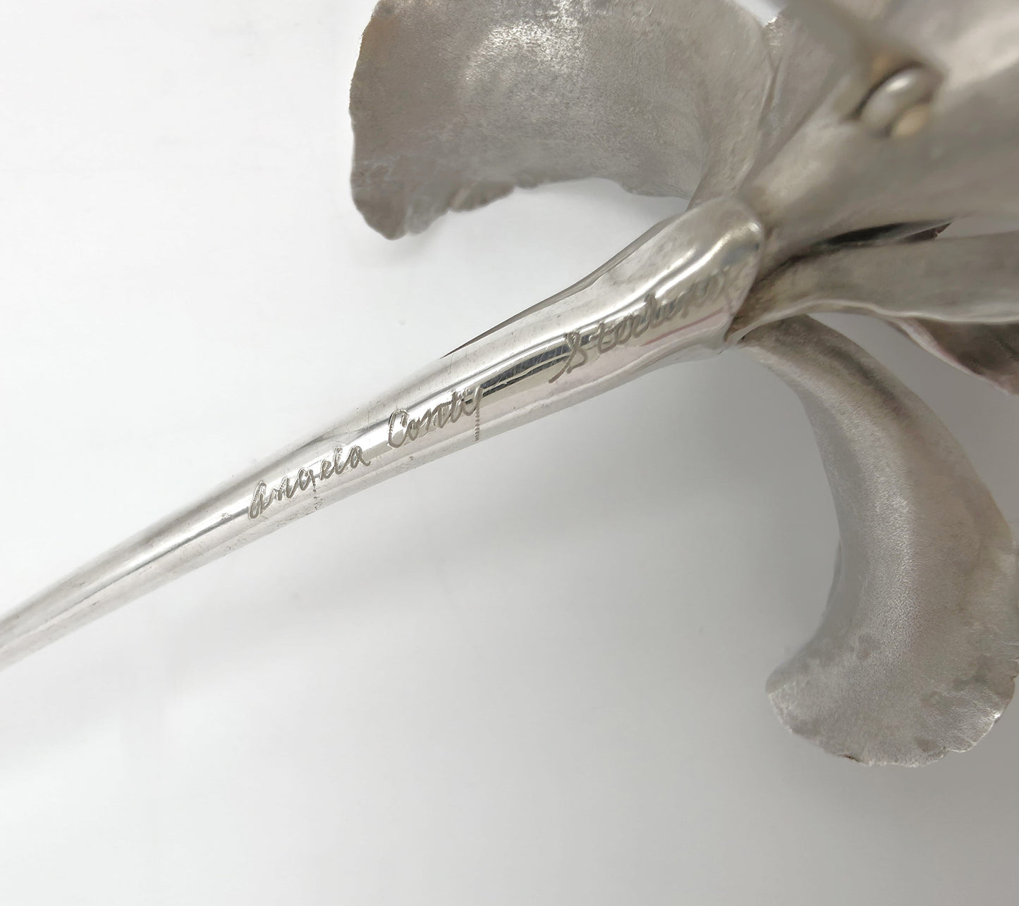 Fabelaktig Georg Jensen Sterling Emalje Koppel Biomorfisk #306 Brosje 1940-tallet