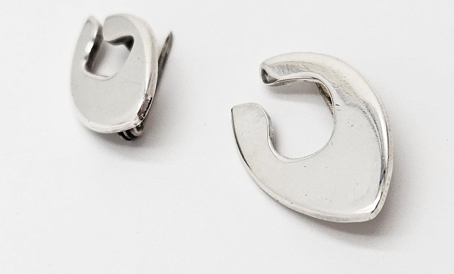 Ikonisk amerikansk designer Phyllis Sklar Brutalist Droppande Sten Sterling Brosch SÄLLSYNT 50/60-tal