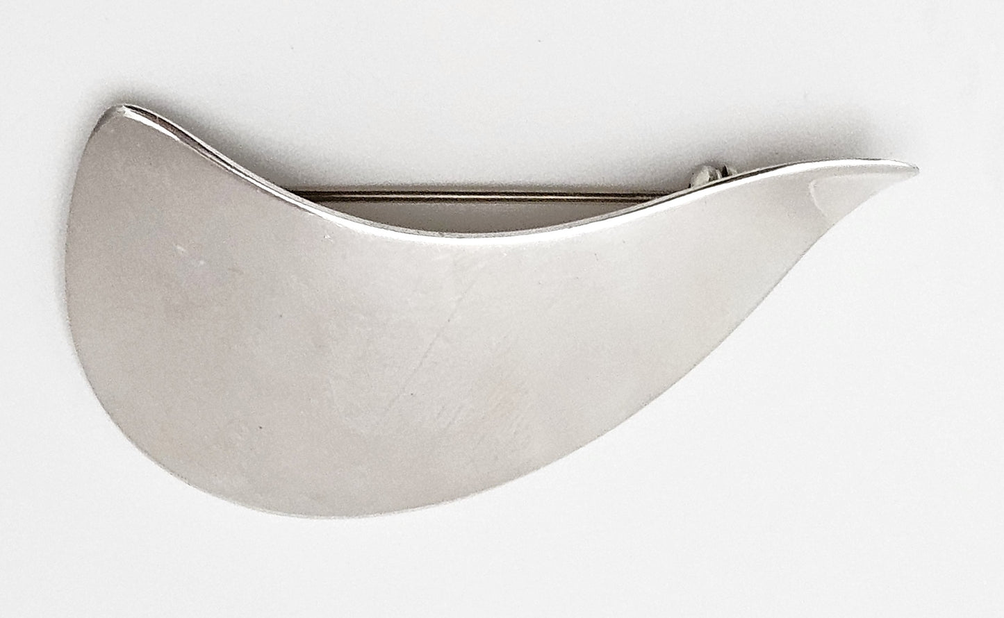 Danish Designer Arne Johansen Retro Modernist Sterling Silver Brooch 1950s