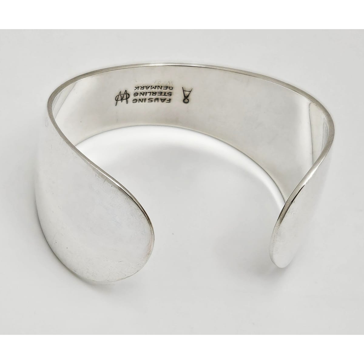 Superb MCM Denmark Ove Wendt for Age Fausing Sterling Silver Cuff Bracelet, alternate product view 5