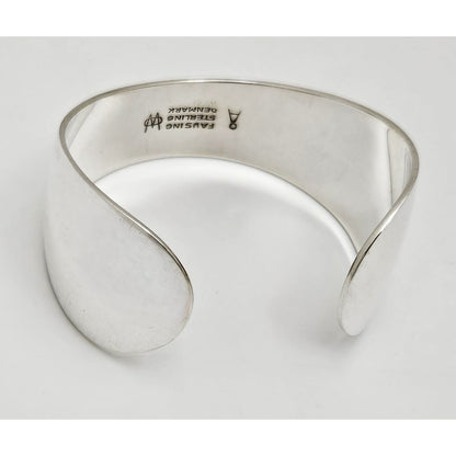 Superb MCM Denmark Ove Wendt for Age Fausing Sterling Silver Cuff Bracelet, alternate product view 5