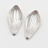 Superb Anton Michelsen Denmark Sterling Scandi Modernist Earrings 1950s