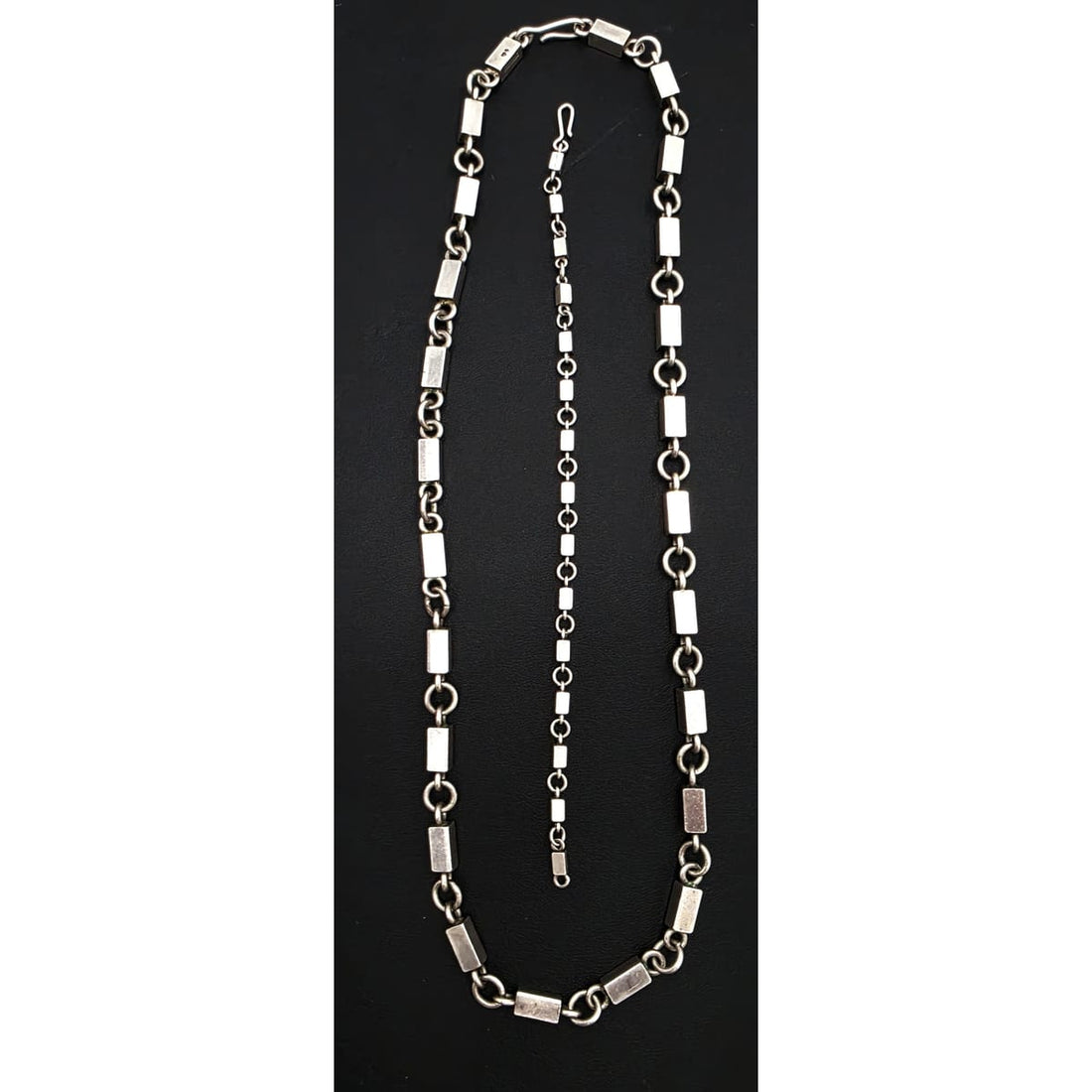 Superb SBH - Wiwen Sweden Modernist Sterling Necklace Bracelet Set 1946/1951