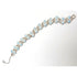 Volmer Bahner Denmark Sterling Lt. Blue Enamel Art Deco Bracelet C. 1940&