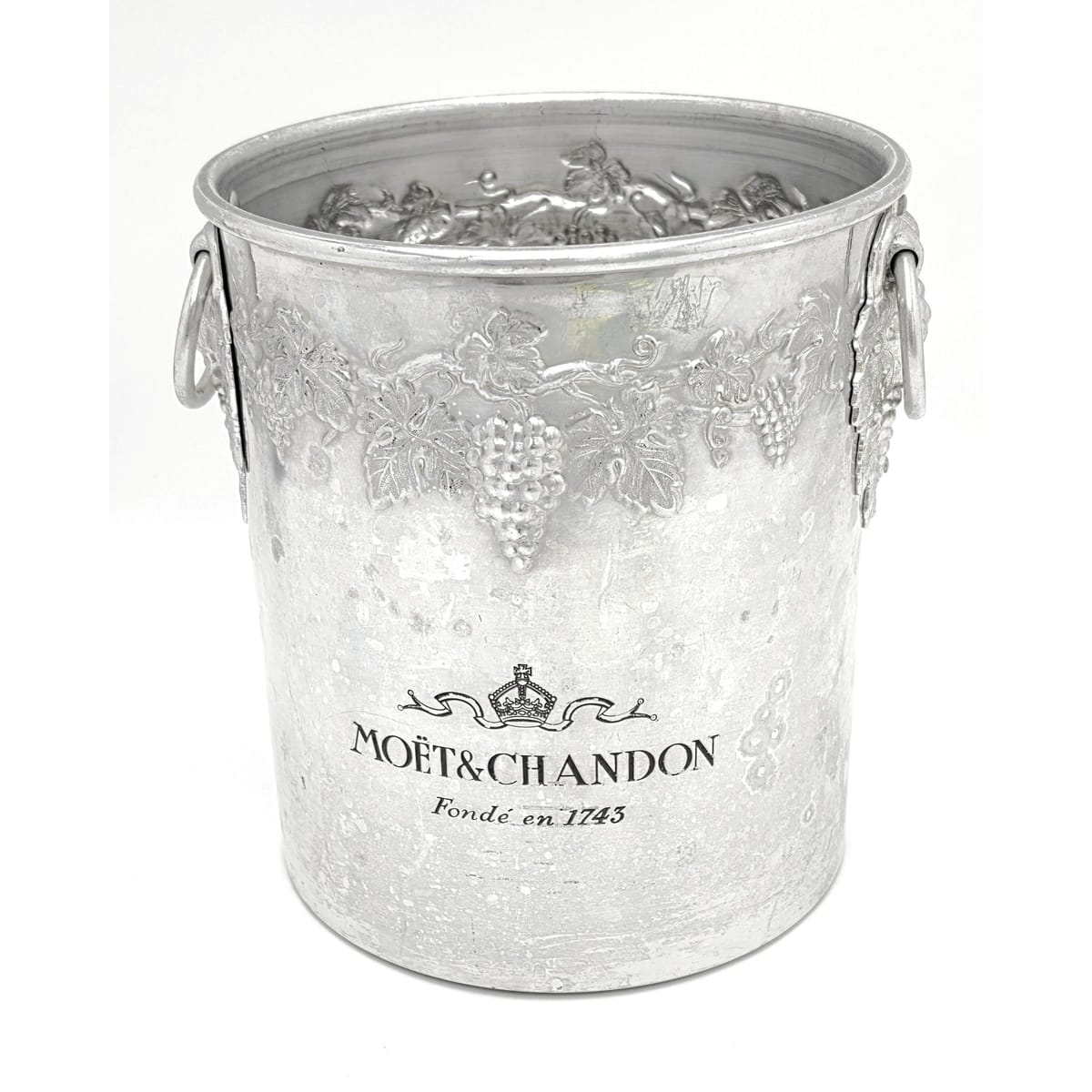 Moet Chandon France Etain Pewter Single Magnum Champagne Cooler 1970/80s, alternate product view 2
