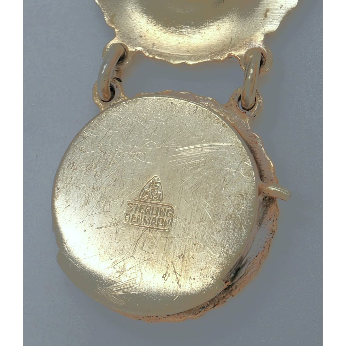 Anton Michelsen Denmark Sterling Enamel Marguerite Daisy Bracelet 1940s, alternate product view 7