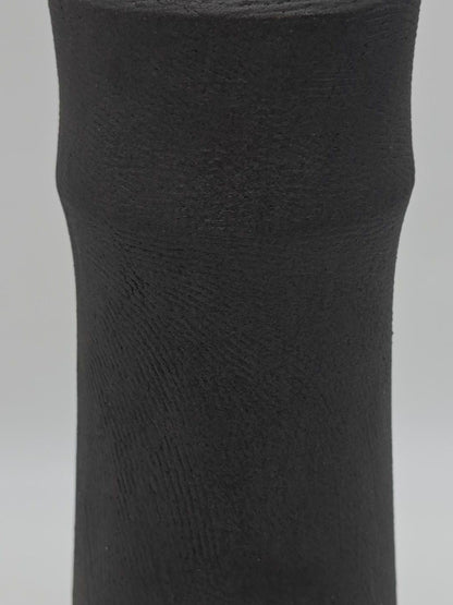 Mirena Kim Studio Ceramic Matte Black &amp; Cream Tall Vase