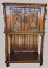 19th Century Flemish Oak & Iron Neo-Renaissance/Gothic Revival Vestry Cabinet