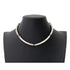 Hans Hansen Denmark modernist sterling silver enamel Necklace 1970s, view 1 of 9