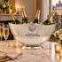 Taittinger France Barware Rare Taittinger DBL Magnum Pewter Champagne Cooler by Orfevrerie 