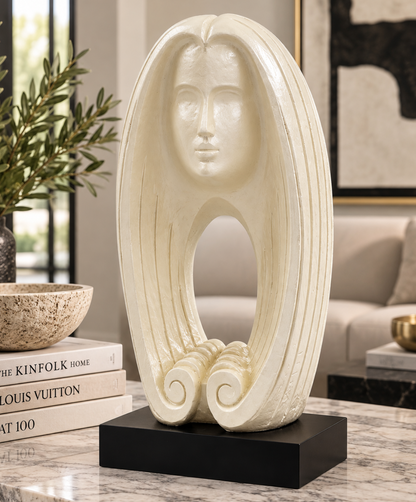 Austin Productions Sculpture Restored Austin Productions Large Ceramic Sculpture "Woman&